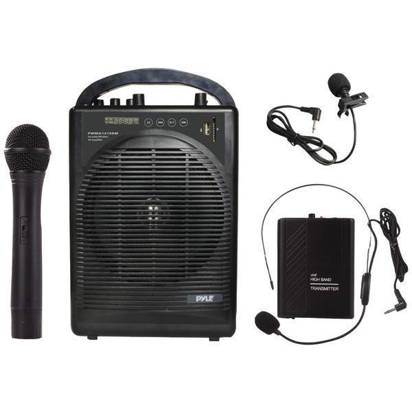 Portable Bluetooth(R) Amp & Microphone System-PA Systems, Hailers & Megaphones-JadeMoghul Inc.