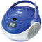 Portable CD/MP3 Players with AM/FM Stereo (Blue)-CD Players & Boomboxes-JadeMoghul Inc.