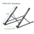Portable Laptop Stand For Macbook Pro Air X Style Adjustable Foldable  Aluminum Desktop Notebook Holder Desk Rack 7-15 Inch JadeMoghul Inc. 