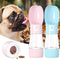 Portable Pet Dog Water Bottle For Dogs Multifunction Dog Food Water Feeder Drinking Bowl Puppy Cat Water Dispenser Pet Products AExp