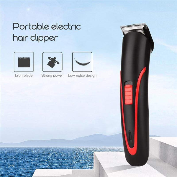 Portable Rechargeable Hair Clipper Electric Cordless Mini Hair Trimmer Pro Hair Cutting Machine Beard Trimer For Men Barber 4041 JadeMoghul Inc. 