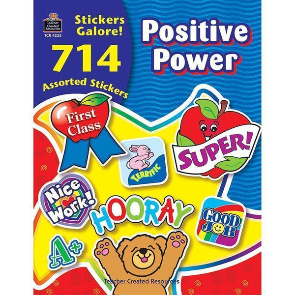 POSITIVE POWER STICKER BOOK 714PK-Learning Materials-JadeMoghul Inc.