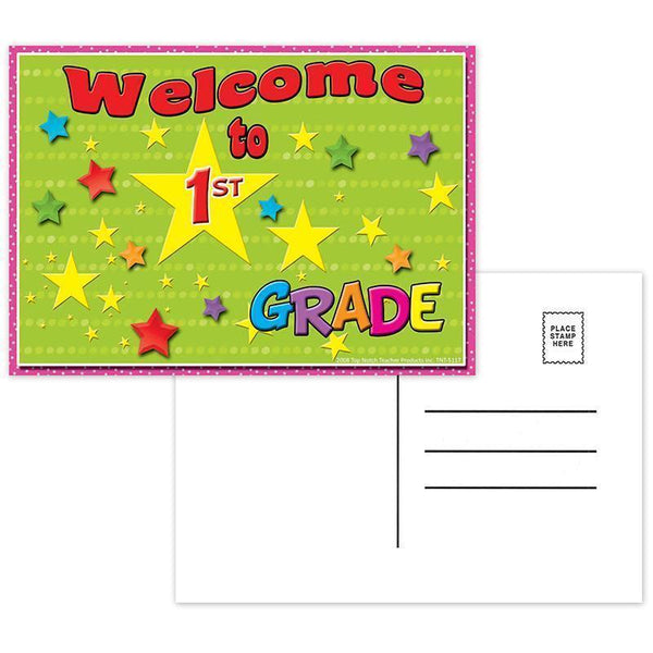 POSTCARDS WELCOME TO 1ST GRADE-Supplies-JadeMoghul Inc.