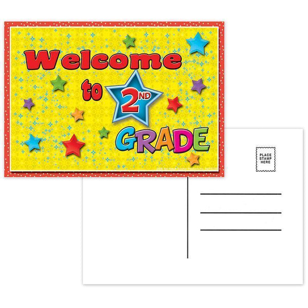 POSTCARDS WELCOME TO 2ND GRADE-Supplies-JadeMoghul Inc.