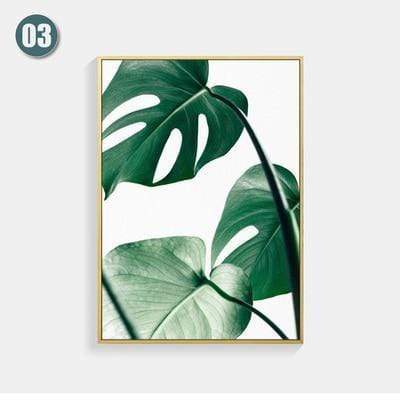 Posters Nordic Green Plant Posters And Prints Turtle Leaf Canvas Prints Wall Art Wall Pictures For Living Room Decor Unframed AExp