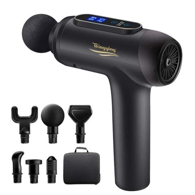 POWCAN Massage Gun Fascia Gun Muscle Relax Massage Electric Massager Fitness Equipment Noise Reduction Design For Male Female AExp