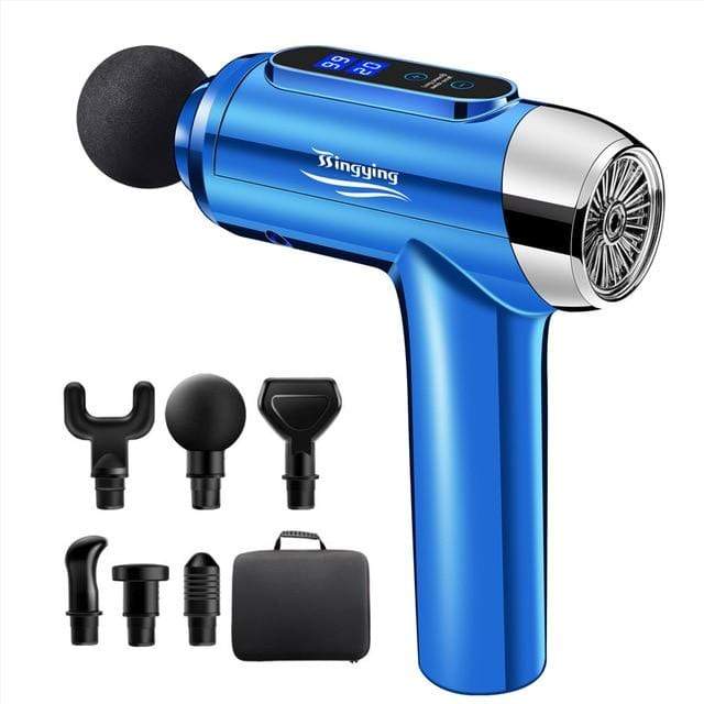POWCAN Massage Gun Fascia Gun Muscle Relax Massage Electric Massager Fitness Equipment Noise Reduction Design For Male Female JadeMoghul Inc. 