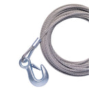 Powerwinch 40' x 7-32" Replacement Galvanized Cable w-Hook f-RC30, RC23, 712A, 912, 915, T2400 & AP3500 [P7188800AJ]-Winch Straps & Cables-JadeMoghul Inc.