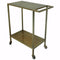 Practical and Functional Table With Castors-Coffee Tables-Brown-Mild steel-JadeMoghul Inc.