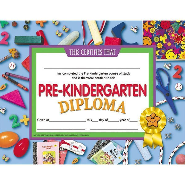 PRE-KINDERGARTEN DIPLOMA-Supplies-JadeMoghul Inc.