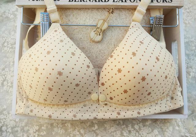 Pregnant Women Underwear Breast Feeding Nursing Bra Flower Breastfeeding Maternity Bra Front Poppers Nursing bras For Mothers-4-B-36-JadeMoghul Inc.