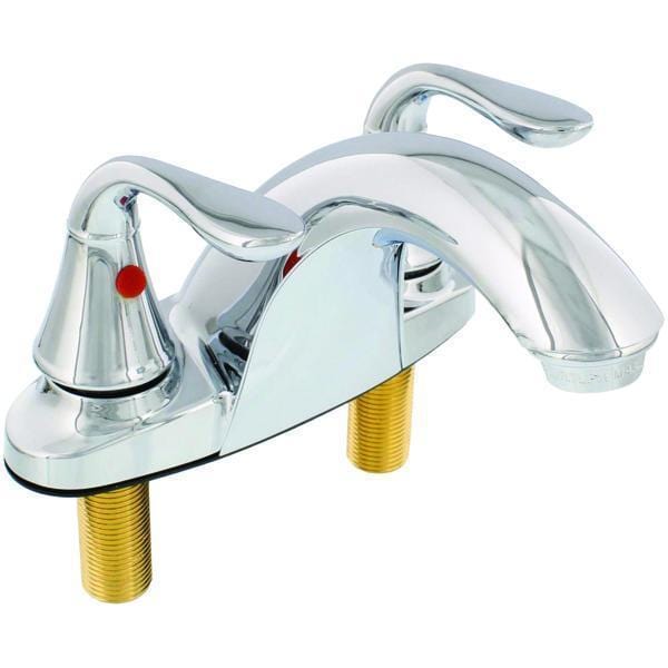 Premium Chrome-Plated 2-Handle Bathroom Faucet-Faucets & Bath-JadeMoghul Inc.