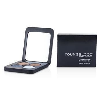 Pressed Mineral Eyeshadow Quad - Glamour Eyes-Make Up-JadeMoghul Inc.