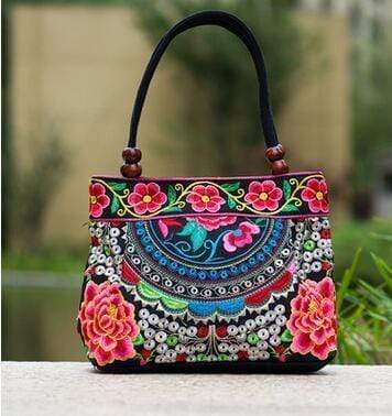 Price-promotion Women' handbag!New nice Embroidered Lady bags national trend handbag embroidered embroidery Lady carry bag AExp