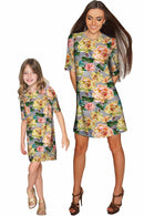 Prima Donna Prima Donna Grace Grey Floral Sleeved Shift Dress - Women Grace Shift Dress