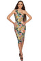Prima Donna Prima Donna Layla Grey Floral Elegant Party Dress - Women Layla One-Shoulder Dress
