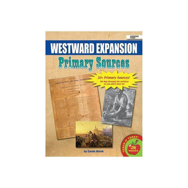 PRIMARY SOURCES WESTWARD EXPANSION-Learning Materials-JadeMoghul Inc.