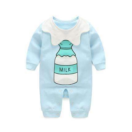 Printed Graphic Cotton Baby Romper AExp