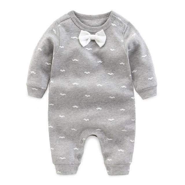 Printed Graphic Cotton Baby Romper AExp