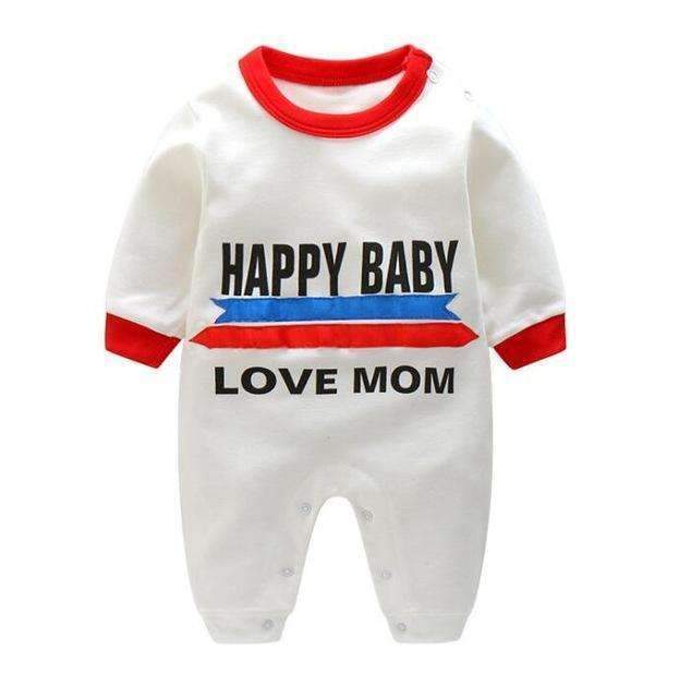 Printed Graphic Cotton Baby Romper AExp