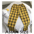 Privathinker Men Women Korean Black Plaid Casual Pants 2020 Mens Streetwear Harem Pants Male Checkered Trousers Plus Size AExp