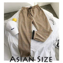 Privathinker Men Women Korean Black Plaid Casual Pants 2020 Mens Streetwear Harem Pants Male Checkered Trousers Plus Size AExp