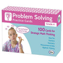 PROBLEM SOLVING PRACTICE CARDS GR 4-Learning Materials-JadeMoghul Inc.