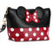 2019 Mickey Minnie Cosmetic Bags Women Makeup Bag New Cartoon Large Bow Tie Clutch Women Packages PU Leather Bag Bolsa Feminina