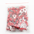 50PCS/100PCS RV2-6 Ring insulated terminal Cable Wire Connector Electrical Crimp Terminal
