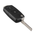 KEYYOU Flip Folding Remote Car Key Shell Case Fob For VW polo passat b5 B6 Tiguan Golf 4 5 Seat Skoda HU66 Blade