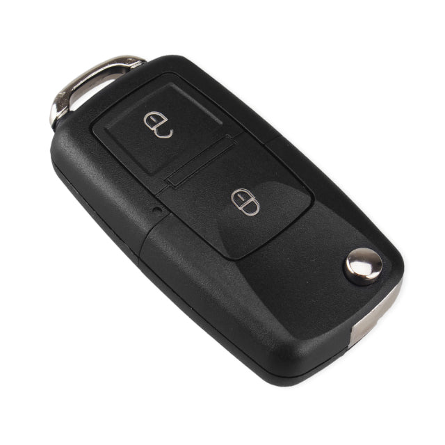 KEYYOU Flip Folding Remote Car Key Shell Case Fob For VW polo passat b5 B6 Tiguan Golf 4 5 Seat Skoda HU66 Blade