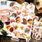 46 Pcs/pack Autumn Forest Party Adhesive Diy Stickers Decorative Album Diary Stick Label Decor Stationery Stickers