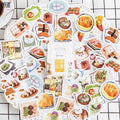 46 Pcs/pack Autumn Forest Party Adhesive Diy Stickers Decorative Album Diary Stick Label Decor Stationery Stickers