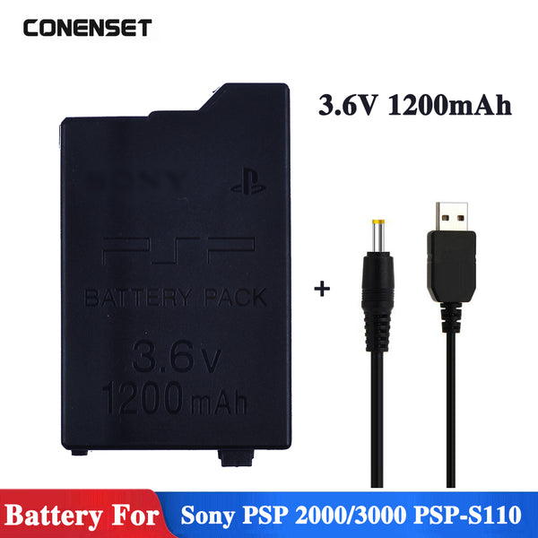 1200mAh 3.6V Replacement PSP Battery for Sony PSP2000 PSP3000 PSP S110 Gamepad For PlayStation Portable Controller Batteries