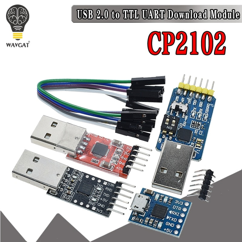 CP2102 USB 2.0 to UART TTL 5PIN Connector Module Serial Converter STC Replace FT232 CH340 PL2303