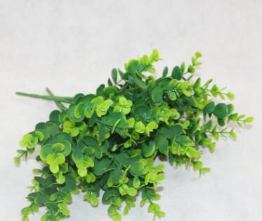 7 Fork water grass Eucalyptus Plastic Artificial Plants Green Grass plastic flower Plant Wedding Home Decoration Table Decors