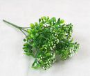 7 Fork water grass Eucalyptus Plastic Artificial Plants Green Grass plastic flower Plant Wedding Home Decoration Table Decors