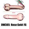 1pcs High Quality Metal Spoon Lure 3g -36g Black Rose Gold  Metal Sequins with Feather Hard Lure For Bass Pike Carp Fishing