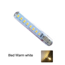 Mini Portable USB LED Book Light DC5V Ultra Bright Reading Book Lamp 3leds 8leds 24leds Lights For Power Bank PC Laptop Notebook