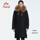 Astrid 2019 Winter new arrival down jacket women with a fur collar outerwear high quality long fashion women winter coat FR-7049