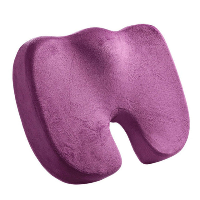 Travel Seat Cushion Coccyx Orthopedic Memory Foam U Seat Massage Chair Cushion Pad Car Office Massage Cushion