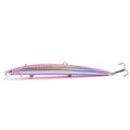 Best selling 1pcs 18cm 24g big long fish Minnow sea fishing lure bait 3D eyes Strong hooks lures for sea fishing