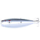 Best selling 1pcs 18cm 24g big long fish Minnow sea fishing lure bait 3D eyes Strong hooks lures for sea fishing