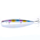 Best selling 1pcs 18cm 24g big long fish Minnow sea fishing lure bait 3D eyes Strong hooks lures for sea fishing
