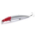 Best selling 1pcs 18cm 24g big long fish Minnow sea fishing lure bait 3D eyes Strong hooks lures for sea fishing