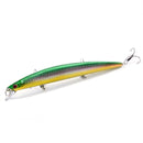 Best selling 1pcs 18cm 24g big long fish Minnow sea fishing lure bait 3D eyes Strong hooks lures for sea fishing