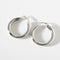 Punk Style Earrings Gold/Silver Color Creativity Overlay semi-circle Open circle earrings Women exaggerated Piercing Jewelry