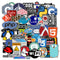 50Pcs New Programming Stickers Pack For On The Laptop Fridge Phone Skateboard Travel Suitcase Waterproof Sticker