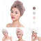 23*60cm 1 Pc Quick Dry Towels Microfiber Fabric Dry Hair Hat Shower Cap Lady Turban  Bath Towel Absorbent