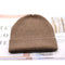 VISROVER  9 colorways new Autumn winter solid color real cashmere beanies for woman cashmere unisex Warm knitted hat wholesales